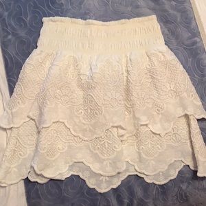 Red Carter skirt